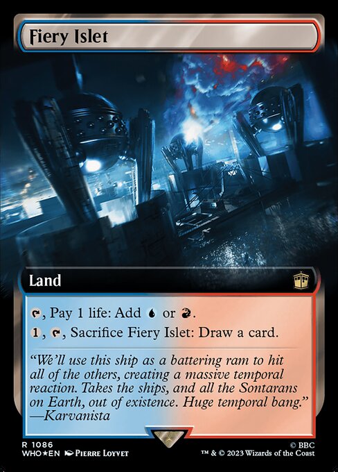 Fiery Islet - Doctor Who Rare Card
