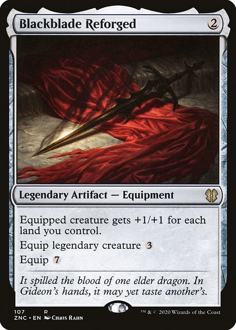 Blackblade Reforged - Zendikar Rising Commander Rare Card
