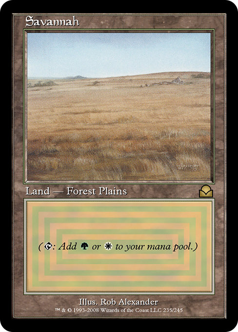 Savannah - Masters Edition II Rare Card