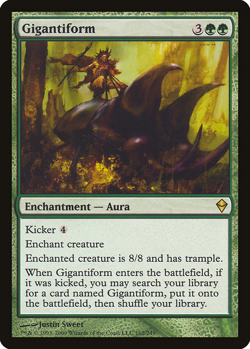 Gigantiform - Zendikar Rare Card