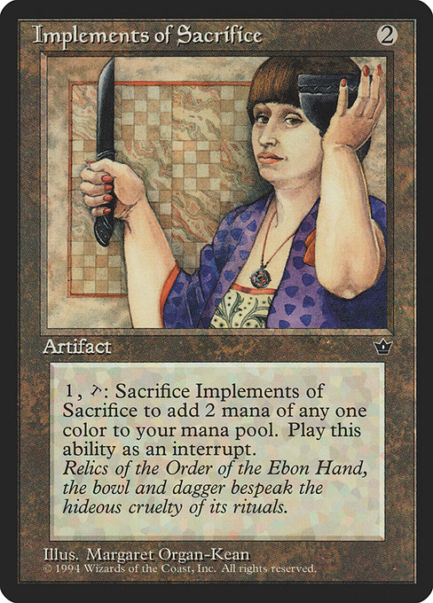 Implements of Sacrifice - Fallen Empires Rare Card