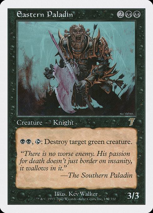 Eastern Paladin - Seventh Edition Rare Card
