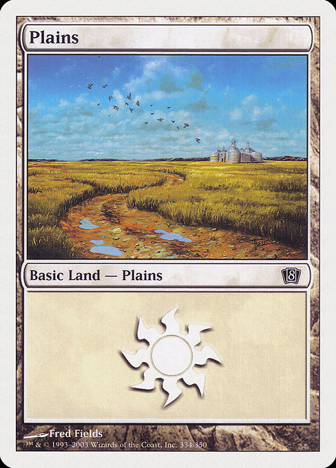 Plains - Eighth Edition Common Card