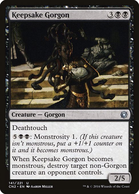 Keepsake Gorgon - Conspiracy: Take the Crown Uncommon Card