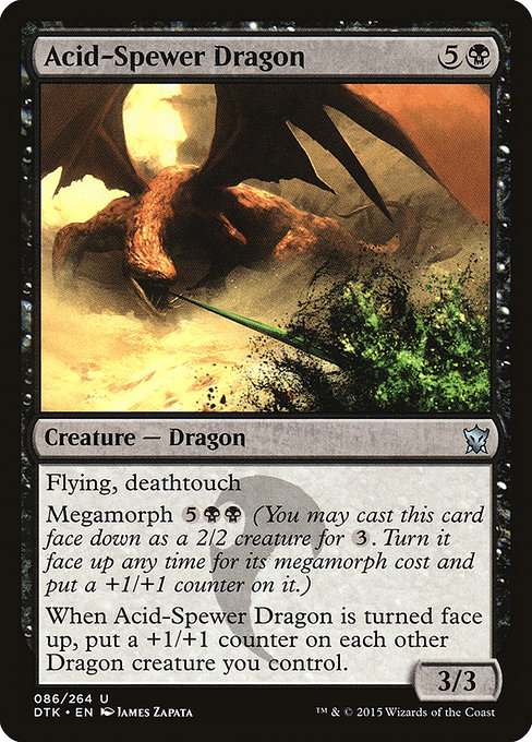Acid-Spewer Dragon - Dragons of Tarkir Uncommon Card