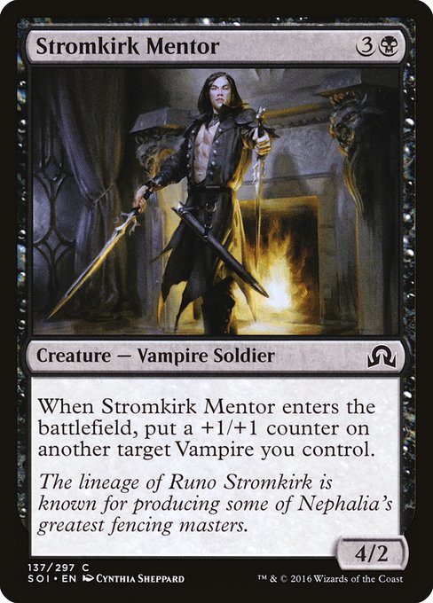 Stromkirk Mentor - Shadows over Innistrad Common Card