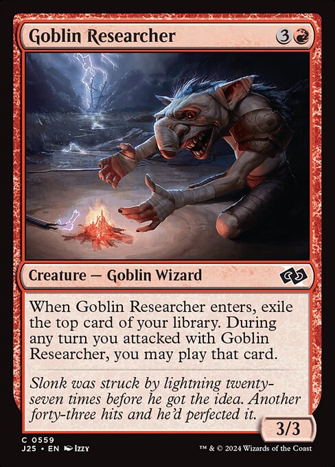 Goblin Researcher - Foundations Jumpstart Common Card