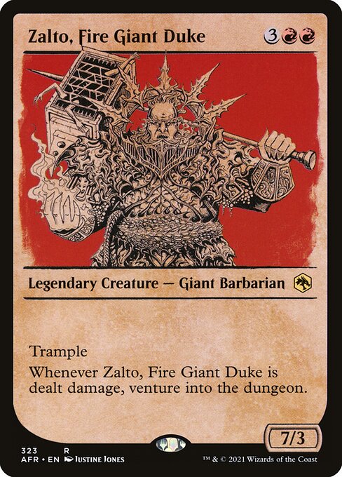 Zalto, Fire Giant Duke - Adventures in the Forgotten Realms Rare Card
