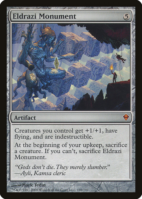 Eldrazi Monument - Zendikar Mythic Card