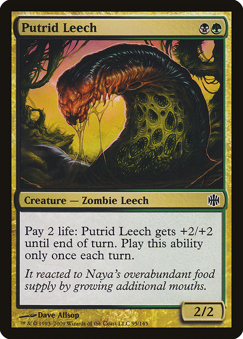 Putrid Leech - Alara Reborn Common Card