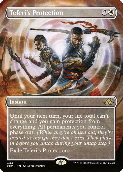 Teferi's Protection - Double Masters 2022 Rare Card
