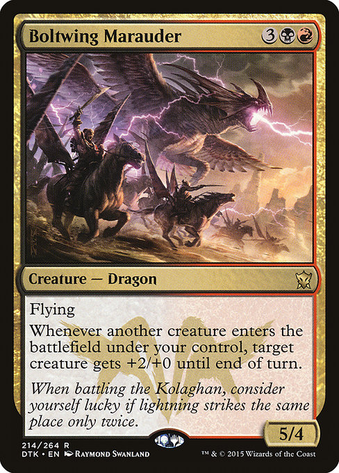 Boltwing Marauder - Dragons of Tarkir Rare Card