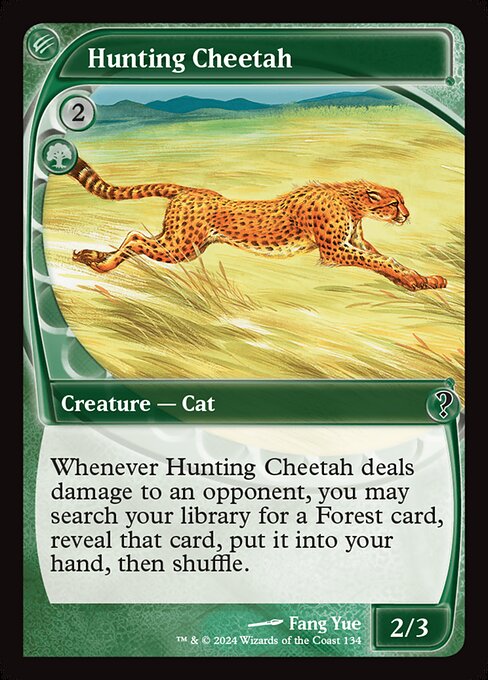 Hunting Cheetah - Mystery Booster 2 Common Card