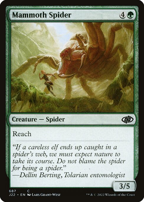 Mammoth Spider - Jumpstart 2022 Common Card
