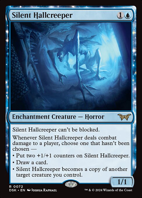 Silent Hallcreeper - Duskmourn: House of Horror Rare Card