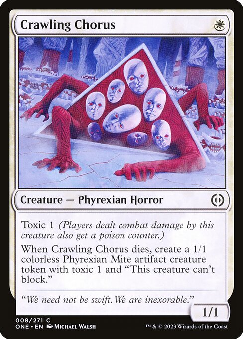 Crawling Chorus - Phyrexia: All Will Be One Common Card