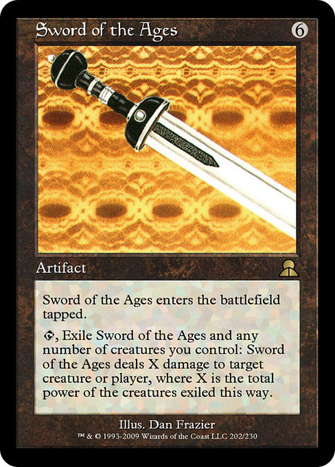Sword of the Ages - Masters Edition III Rare Card