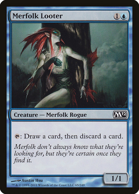 Merfolk Looter - Magic 2012 Common Card