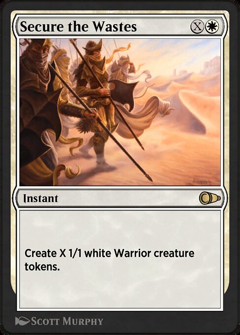 Secure the Wastes - Pioneer Masters Rare Card