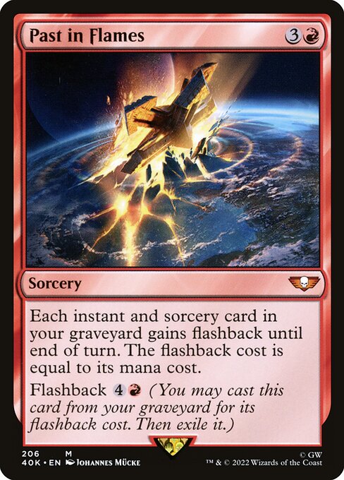 Past in Flames - Warhammer 40,000 Commander Mythic Card