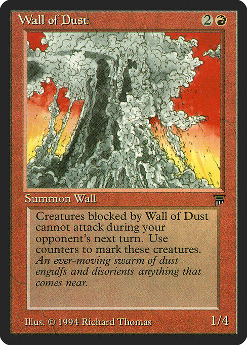 Wall of Dust - Legends Uncommon Card