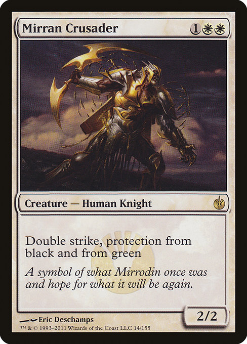 Mirran Crusader - Mirrodin Besieged Rare Card