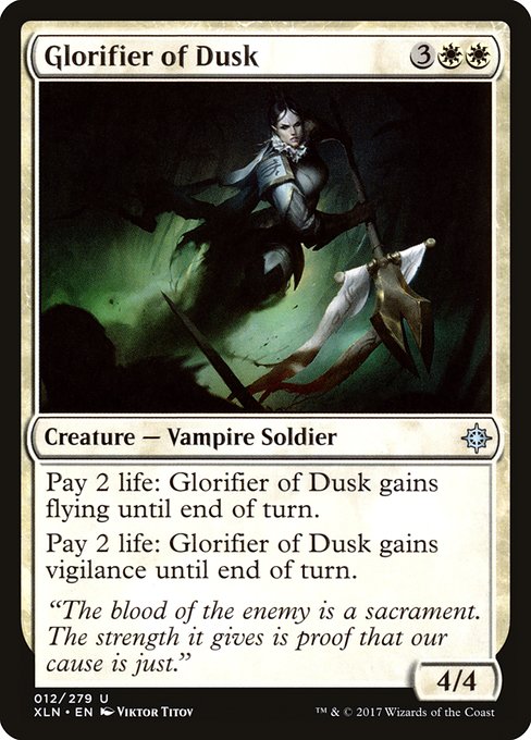 Glorifier of Dusk - Ixalan Uncommon Card