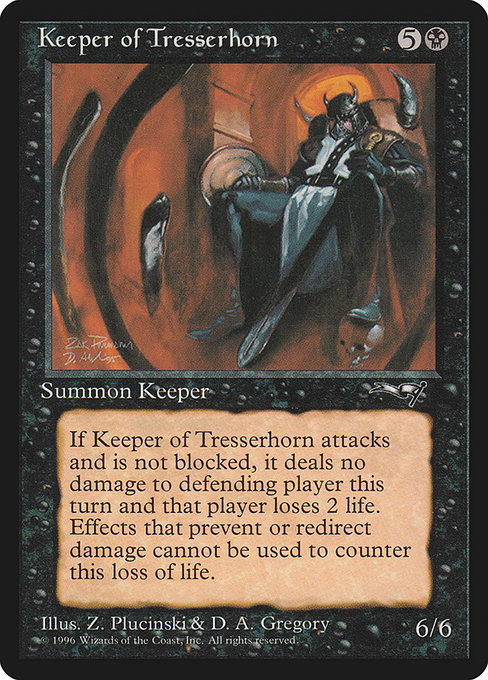 Keeper of Tresserhorn - Alliances Rare Card