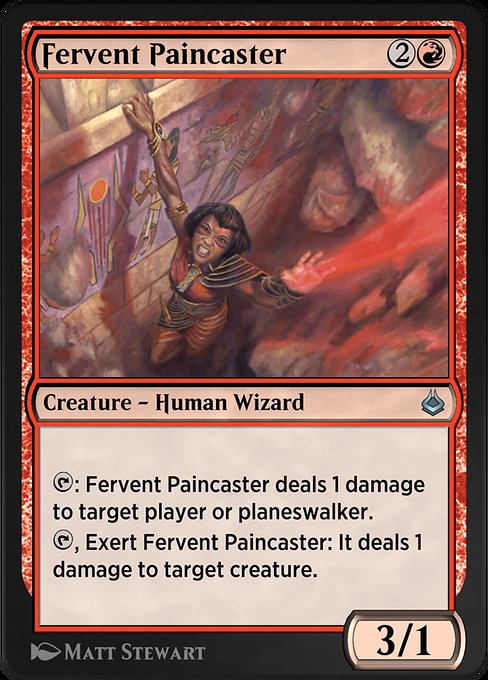 Fervent Paincaster - Amonkhet Remastered Uncommon Card