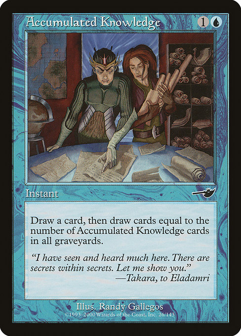 Accumulated Knowledge - Nemesis Common Card