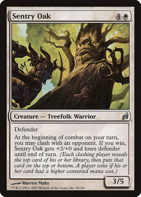 Sentry Oak - Lorwyn Uncommon Card