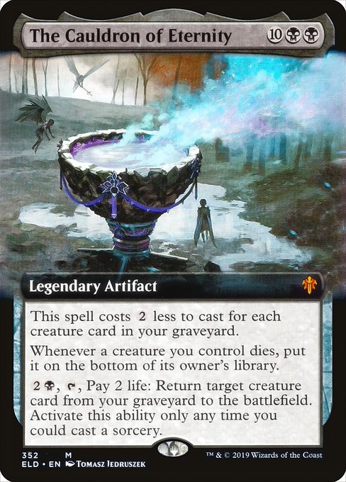 The Cauldron of Eternity - Throne of Eldraine Mythic Card