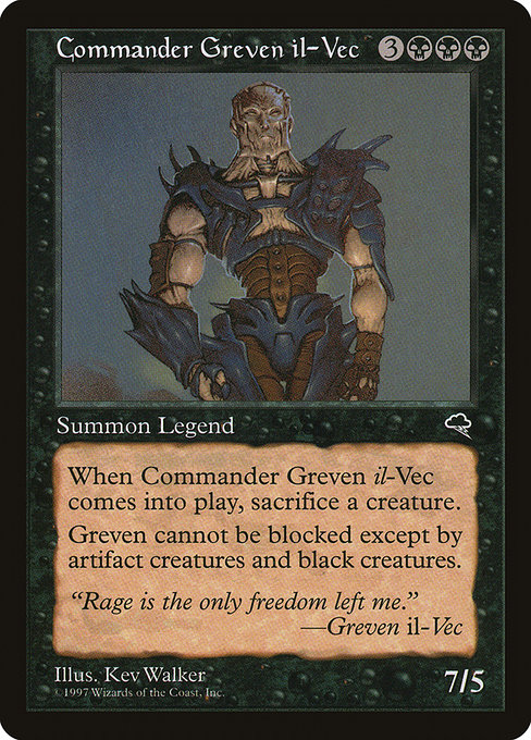 Commander Greven il-Vec - Tempest Rare Card