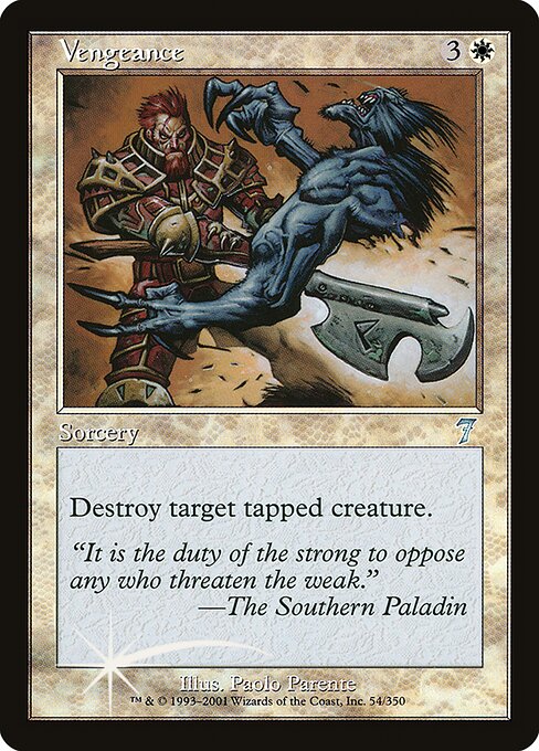 Vengeance - Seventh Edition Uncommon Card