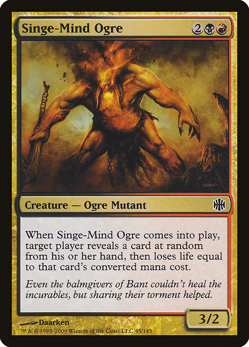 Singe-Mind Ogre - Alara Reborn Common Card