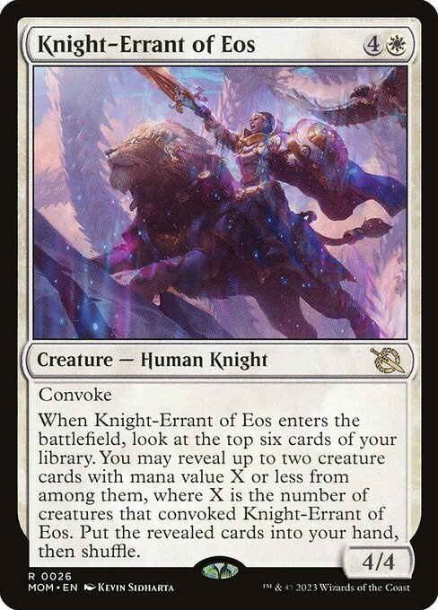 Knight-Errant of Eos - March of the Machine Rare Card