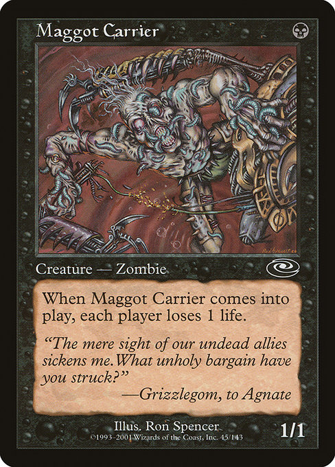 Maggot Carrier - Planeshift Common Card