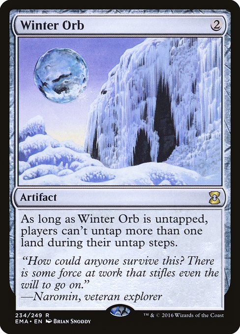 Winter Orb - Eternal Masters Rare Card