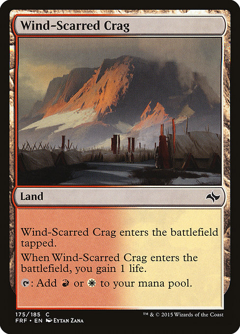 Wind-Scarred Crag - Fate Reforged Common Card