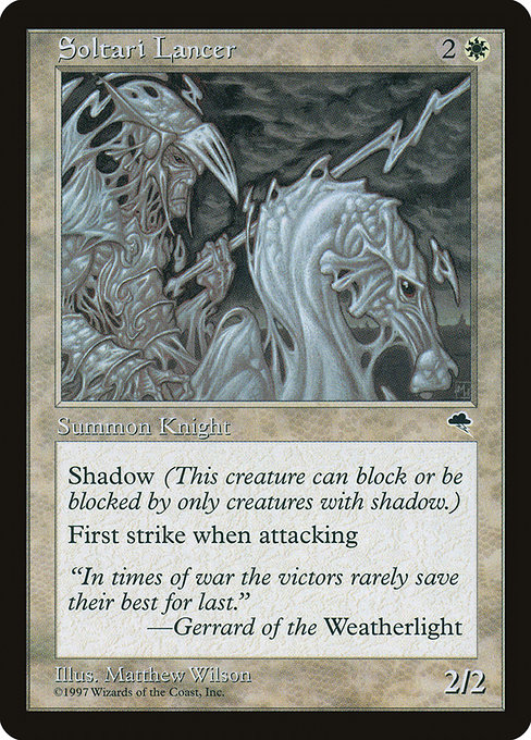 Soltari Lancer - Tempest Common Card