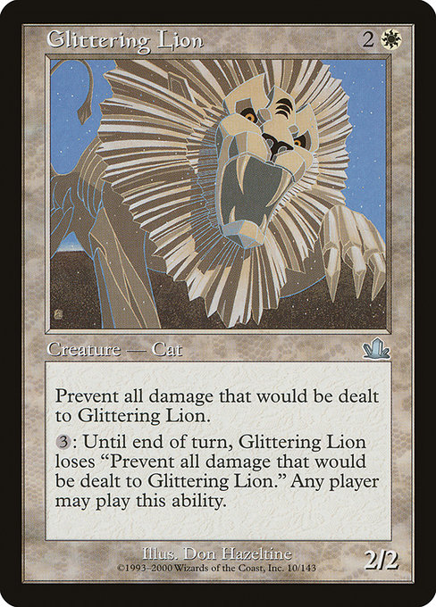 Glittering Lion - Prophecy Uncommon Card