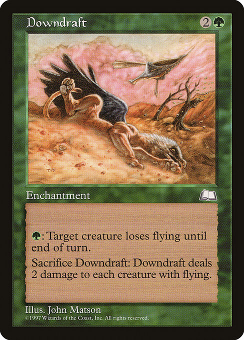 Downdraft - Weatherlight Uncommon Card