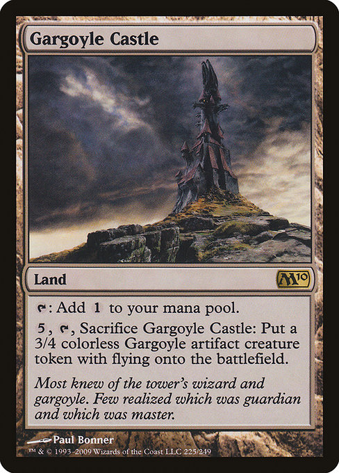 Gargoyle Castle - Magic 2010 Rare Card