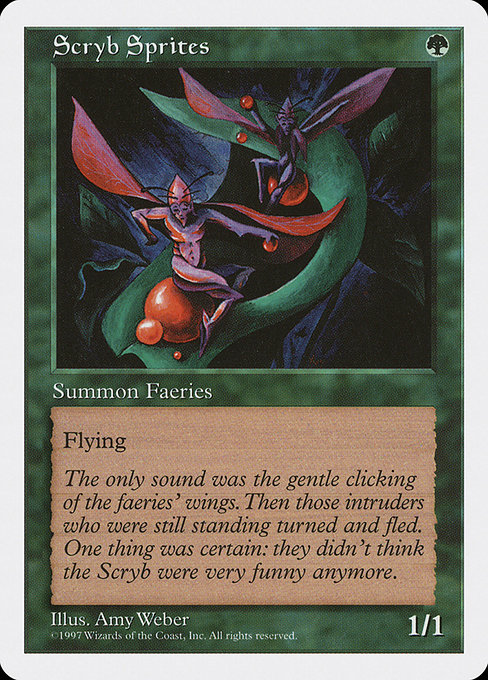 Scryb Sprites - Fifth Edition Common Card