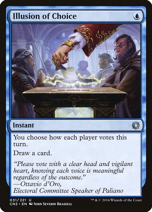 Illusion of Choice - Conspiracy: Take the Crown Uncommon Card