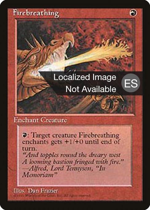 Firebreathing - Fourth Edition Foreign Black Border Common Card