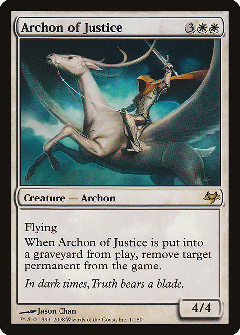 Archon of Justice - Eventide Rare Card
