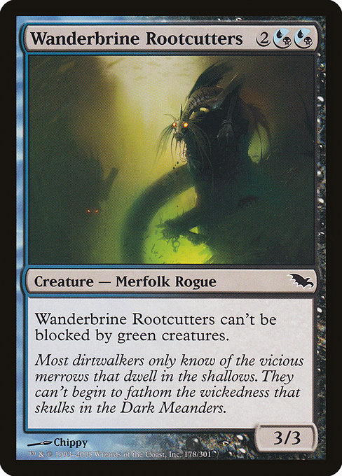Wanderbrine Rootcutters - Shadowmoor Common Card