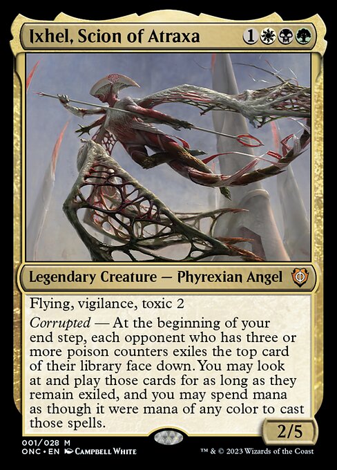 Ixhel, Scion of Atraxa - Phyrexia: All Will Be One Commander Mythic Card