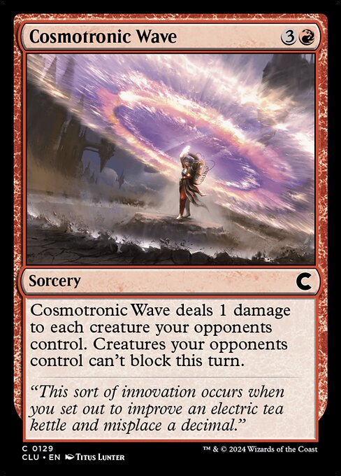 Cosmotronic Wave - Ravnica: Clue Edition Common Card